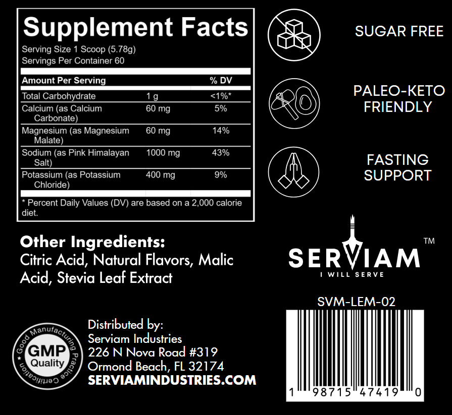 Serviam Salt Electrolyte Blend