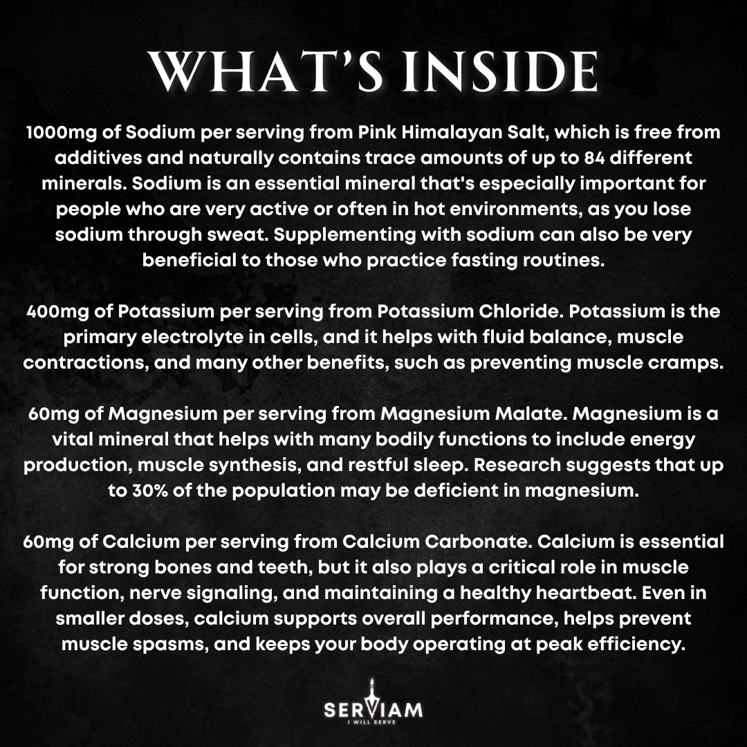 Serviam Salt Electrolyte Blend
